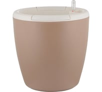 Горшок для цветов Ingreen Munchen, с автополивом, 9 л, молочный шоколад 249366