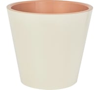 Горшок для цветов Ingreen London, на колесах, 15,7 л, сливочный 224316