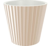 Горшок для цветов Ingreen Sand, 3,3 л, молочный шоколад 249402