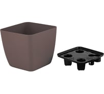 Горшок для цветов Ingreen Vienna, 1,5 л, горький шоколад 272746