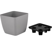 Горшок для цветов Ingreen Vienna, квадратный, 5 л, французский платан 272755