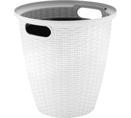 Кашпо напольное Ingreen Rattan с внутренним горшком, 50 л, белоснежный жасмин 272738