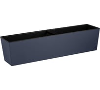 Ящик балконный London Cube, со вставкой, 60 см, вулканический серый INGREEN 278891