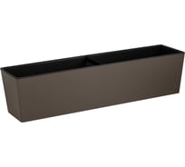 Ящик балконный London Cube, со вставкой, 60 см, французский платан INGREEN 278893