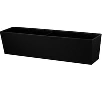 Ящик балконный Manhattan Cube, со вставкой, 60 см, оникс INGREEN 278899