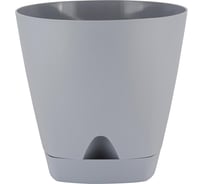 Горшок для цветов Amsterdam, с прикорневым поливом, 4 л, утренний туман INGREEN 249362