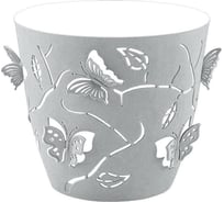 Горшок для цветов PLAST TEAM Butterflies, 0,7 л, серый шторм 256251