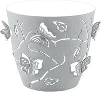 Горшок для цветов PLAST TEAM Butterflies, 1,4 л, серый шторм 256254