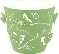 Горшок для цветов PLAST TEAM Butterflies, 0,7 л, зеленое яблоко 256253