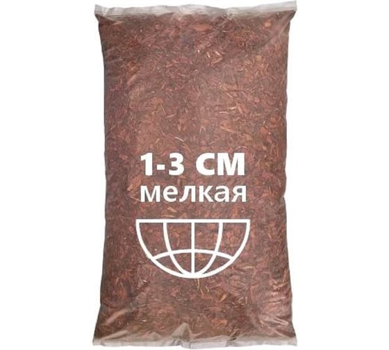 Кора лиственницы сибирской ЛЕТО мелкая 1-3см, 60л 26232