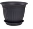 Горшок с поддоном 5Plast Виноград 1.6 л, антрацит 5PL0140 1