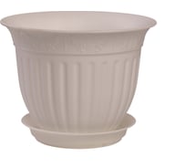 Горшок с поддоном 5Plast Виноград 0.5 л, белый 5PL0128