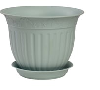 Горшок с поддоном 5Plast Виноград 6 л, мятный 5PL0164