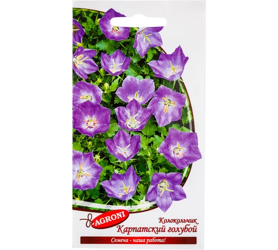 Семена Агрони Колокольчик карпатский ГОЛУБОЙ 5107