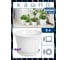 Кашпо Violet Ротанг 3.0 л круглое с поддоном набор 2 шт. белый N-3630/2-06 2