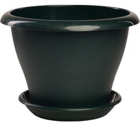 Горшок с поддоном 5Plast Гамма 1.6 л, малахит 5PL0070