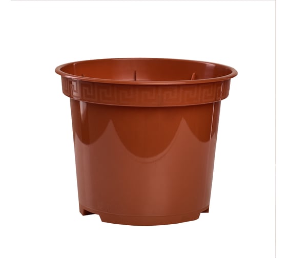Горшок 5Plast Классик С терракотовый 5PL0179 1