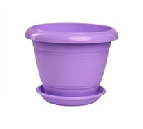 Горшок с поддоном 5Plast Фестона 4.6 л, лаванда 5PL0245
