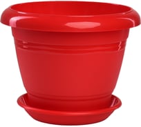 Горшок с поддоном 5Plast Фестона 2.1 л, красный 5PL0057