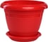 Горшок с поддоном 5Plast Фестона 2.1 л, красный 5PL0057 1