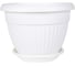Горшок с поддоном 5Plast Флора 4 л, белый 5PL0300 1