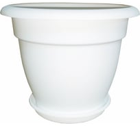 Кашпо с поддоном ООО "ТД "ДИМПЛАСТ" 3 л белый 5 шт 4687206955363