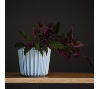 Кашпо керамика Scheurich Vintage d15см h13см синий 073159