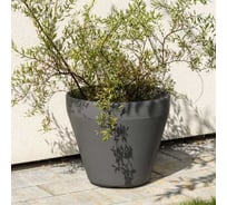 Кашпо ФлораПласт LIMA d46, h41 см, 50л антрацит 0 73031