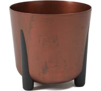 Кашпо на ножках Scheurich FRIDA d34; h32см 19.4л медный 073486