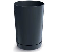 Кашпо с прикрепленным поддоном Scheurich Tubo слим d30см h45см 24,5л антрацит 073109