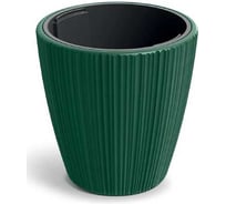Кашпо пластик с вкладышем ФлораПласт ORO d47см h50см 31/60л зеленый 073095
