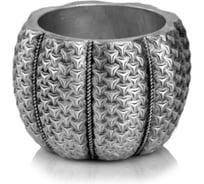 Кашпо Scheurich керамика Rustic d16см h13см серебро 0 72793