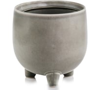 Кашпо Scheurich керамика Savona на ножках d11см h11см серо зеленый 0 62606
