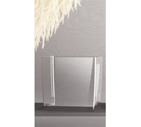 Кашпо ФлораПласт пластик KWADRAT 13*13см h12,4см прозрачный 0 69687