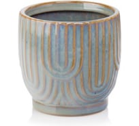 Кашпо Scheurich керамика Vintage d14см h13см коричево голубой 0 71605