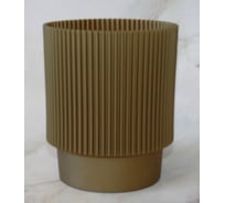 Кашпо ФлораПласт пластик Elsa d17см h19см 3,94л золото 0 70876