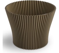 Кашпо ФлораПласт пластик Lotos d19см h16,3см 3,26л золото 0 72047