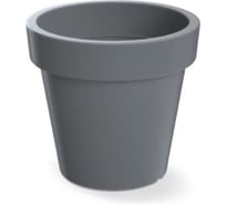 Кашпо ФлораПласт пластик Lofly d34,5см h31см 18,8л серый 0 73248