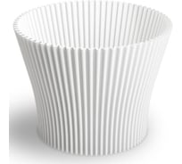 Кашпо ФлораПласт пластик Lotos d15см h12,7см 1,6л белый 0 71683