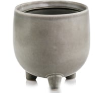Кашпо Scheurich керамика Savona на ножках d14см h14см серо зеленый 0 62607
