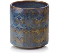 Кашпо Scheurich керамика Vintage d14см h14см mix цветов от голубого до синего 0 71603