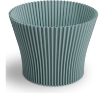 Кашпо ФлораПласт пластик Lotos d19см h16,3см 3,26л мята 0 72048