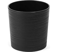 Кашпо SCHEURICH MALWA d-30, h30.5 см, dluto черный, с вкладышем 069583