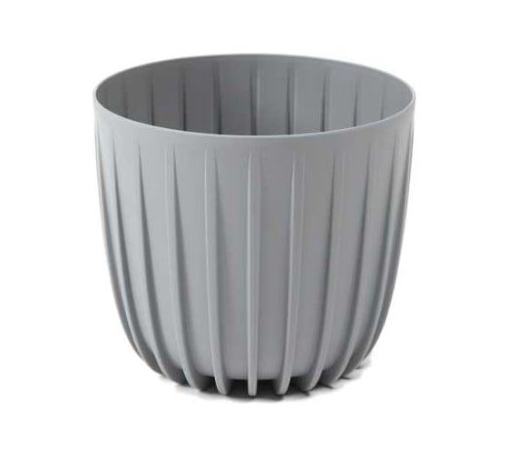 Кашпо SCHEURICH MIRA низкая d17.8, h15.6 см, 2.9л серый 072689