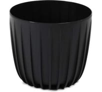 Кашпо SCHEURICH MIRA низкая recycled d17.8, h15.6 см, 2.9л черный 072693