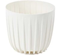 Кашпо SCHEURICH MIRA низкая recycled d17.8, h15.6 см, 2.9л крем 072690