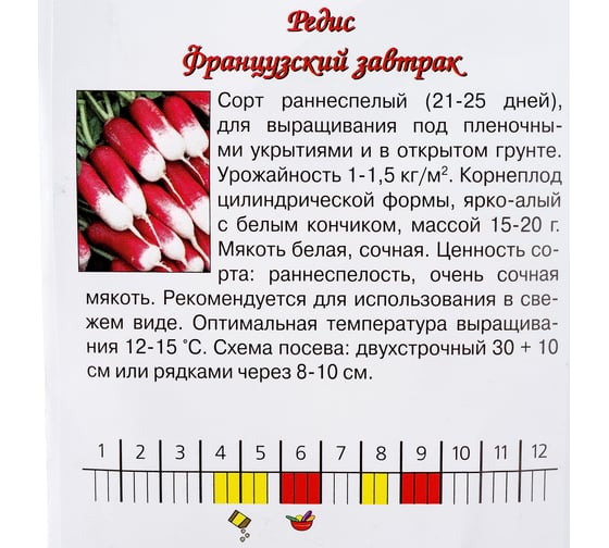 Семена Агрони Редис ФРАНЦУЗСКИЙ ЗАВТРАК 1741