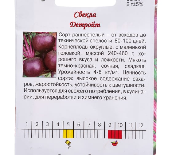Семена Агрони Свекла столовая ДЕТРОЙТ 8870