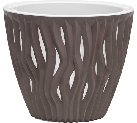 Кашпо bmc КШ7939 Вдохновение мокко, 21х18 см, 4.5 л 058806