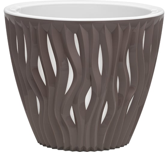Кашпо bmc КШ7939 Вдохновение мокко, 21х18 см, 4.5 л 058806 1